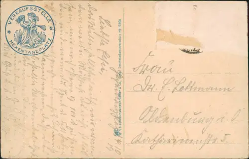 Thale (Harz) Rosstrappfelsen Bodetal Hexentanzplatz im Harz 1919