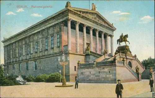 Ansichtskarte Berlin Nationalgalerie Außenansicht 1909