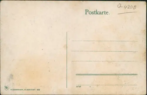 Ansichtskarte Thale (Harz) Hexentanzplatz (Bodetal) im HARZ 1910