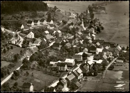 Wolzhausen Luftbild Luftaufnahme Ortsansicht v. Flugzeug aus 1969