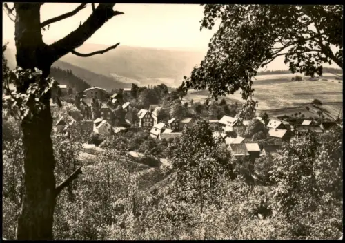 Ansichtskarte Wittgendorf Panorama-Ansicht Totale zur DDR-Zeit 1976/1975