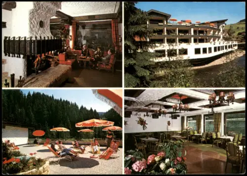 Schönmünzach-Baiersbronn Mehrbildkarte Hotel Café Sackmann 1978