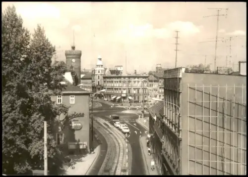Ansichtskarte Cottbus Choćebuz Ernst-Thälmann-Platz 1976