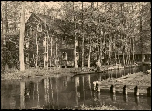 Lehde Lübbenau (Spreewald) Lubnjow DDr AK HOG Fröhlicher Hecht Logierhaus  1963