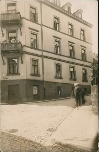 Ansichtskarte  Hausfassade Privataufnahme Stadthaus 1915