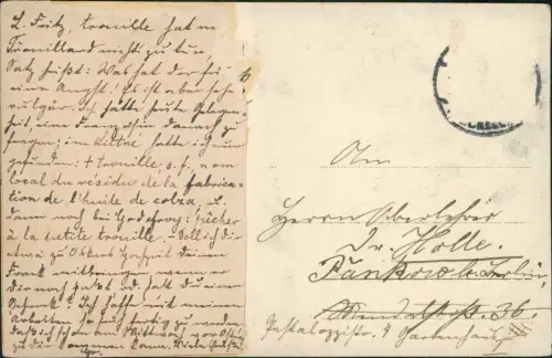 Ansichtskarte  Hausfassade Privataufnahme Stadthaus 1915