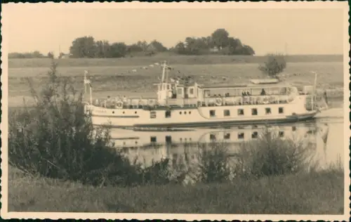 Foto  Schiff Schifffahrt Fahrgastschiff 1968 Privatfoto Foto