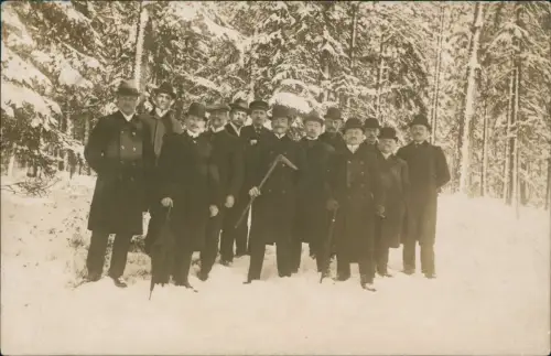 Ansichtskarte Bad Reiboldsgrün (Vogtland) Feine Herrschaften im Wald 1912