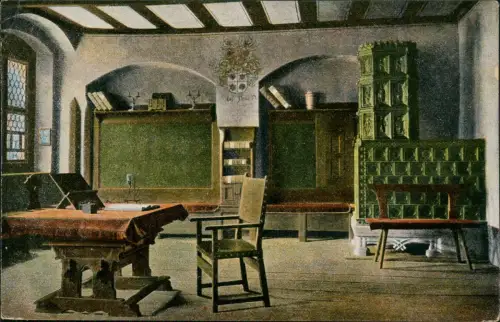 Ansichtskarte Lutherstadt Wittenberg Melanchthonhaus - Studierzimmer. 1914