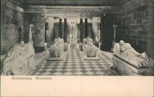 Ansichtskarte Charlottenburg-Berlin Mausoleum 1914