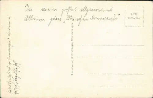 Ansichtskarte Oberammergau Stadt und seine Berge - Beschreibung 1930