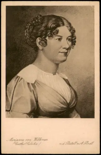 Frankfurt am Main Goethe Museum Marianne von Willemer Goethes Suleika 1920