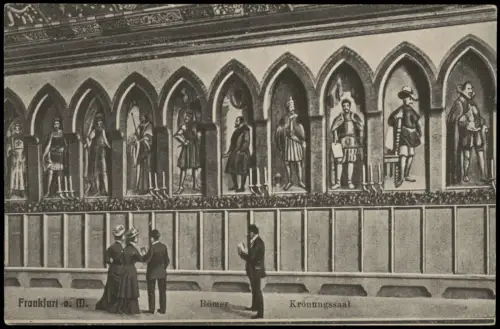 Ansichtskarte Frankfurt am Main Römer Krönungssaal 1910