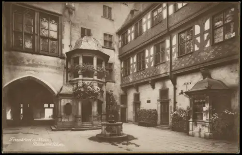 Ansichtskarte Frankfurt am Main Römerhöfchen 1920