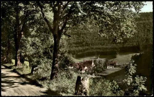 Bad Teinach-Zavelstein Panorama Blick auf BAD TEINACH im Schwarzwald 1963
