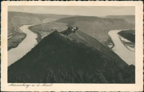 Ansichtskarte Alf (Mosel) Kloster Marienburg 1927