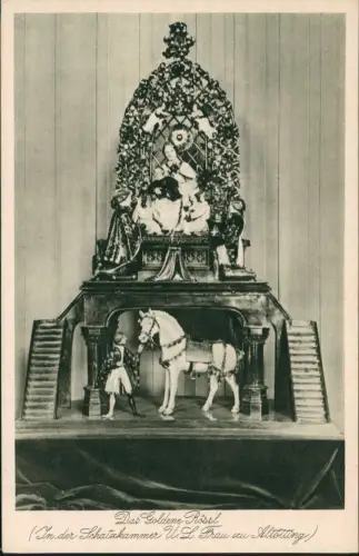 Ansichtskarte Altötting Das Goldene Rössl In der Schatakammer U.L. Brau 1929