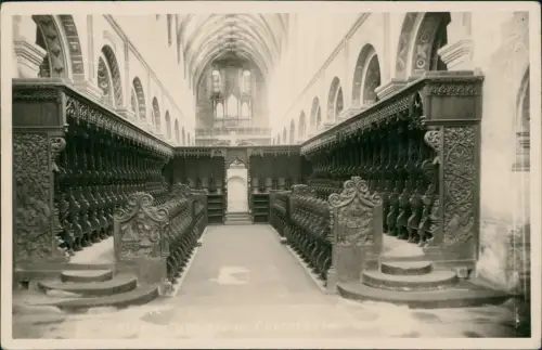 Ansichtskarte Maulbronn Kloster Chorstühle 1930