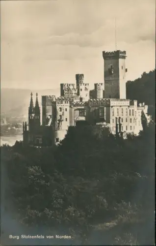 Ansichtskarte Stolzenfels-Koblenz Schloß Stolzenfels Fotokarte 1928
