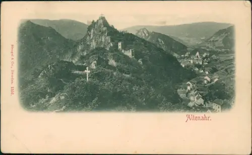 Ansichtskarte Altenahr Stadtblick 1911