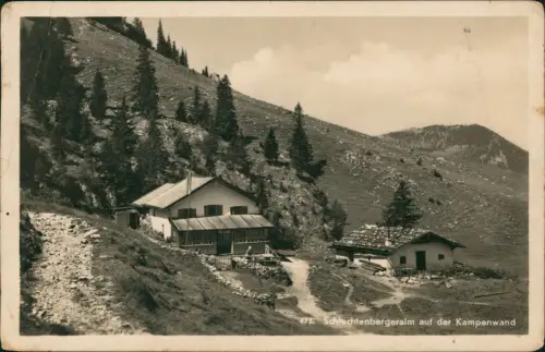 Ansichtskarte Kampenwand Schlechtenbergeralm auf der Kampenwand 1930