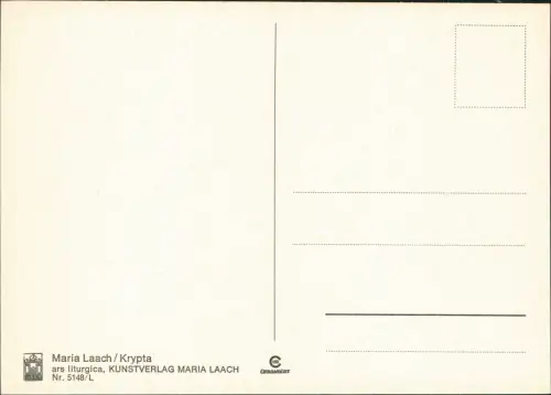 Ansichtskarte Glees (Vulkaneifel) Abtei Maria Laach Krypta 1978