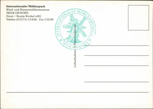 Gifhorn Luftaufnahme Internat. Mühlenpark Wind- und Wassermühlenmuseum 2000