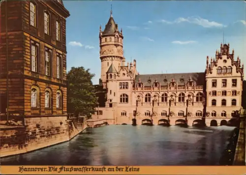 Herrenhausen-Hannover Flusswasserkunst an der Leine (Reproansicht) 1980