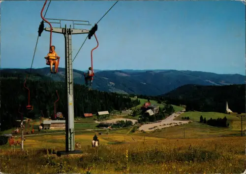 Ansichtskarte Feldberg (Schwarzwald) FELDBERG Schwarzwald Sessellift 1980