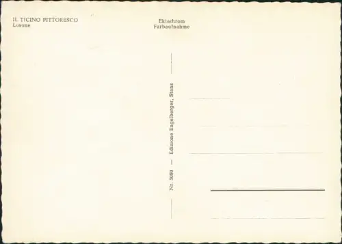 Ansichtskarte Losone IL TICINO PITTORESCO Ortsansicht Losone 1970