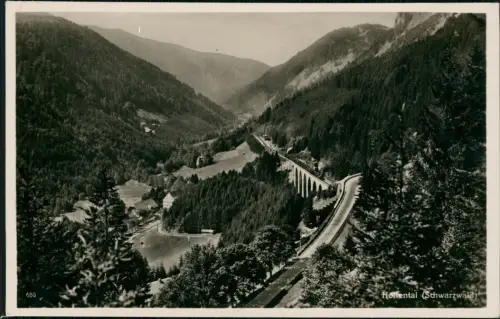 Ansichtskarte Hirschsprung-Breitnau Panorama Höllental im Schwarzwald 1940
