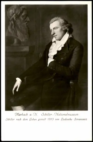 Marbach am Neckar Schiller-Nationalmuseum Der Dichter nach dem Leben   1950