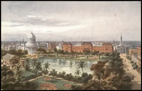 Postcard Kalkutta Kolkata Ortsansicht Calcutta India Indien 1910