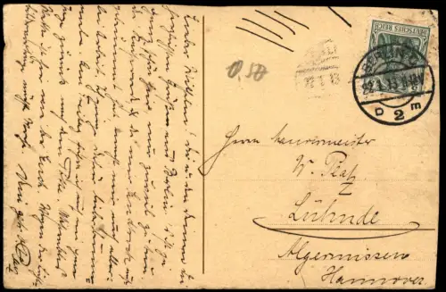 Otto von Bismarck nach Federzeichnung von Karl Bauer München 1913