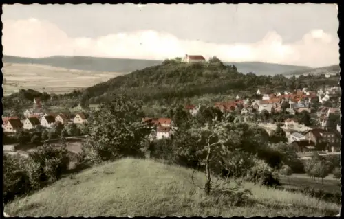Ansichtskarte Spangenberg Panorama Spangenberg mit Schloss 1960