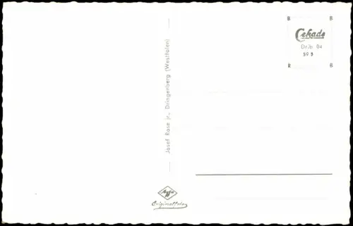 Dringenberg-Bad Driburg Ortsansicht Fernansicht Dringenberg 1959