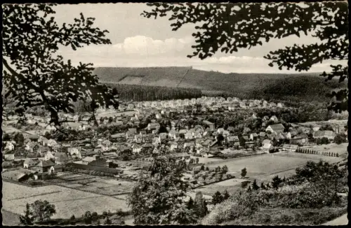 Ansichtskarte Niedermarsberg-Marsberg Panorama-Ansicht Niedermarsberg 1955