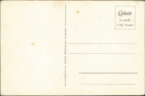 Ansichtskarte Aachen 4 Bild Dom Rathaus Elisenbrunnen 1940