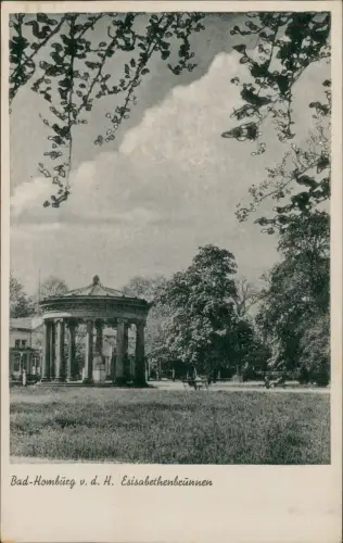 Ansichtskarte Bad Homburg vor der Höhe Elisabethenbrunnen 1939