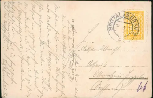 Ansichtskarte Millstatt Blick auf Stadt und See 1923