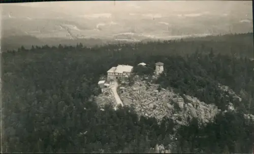 Ansichtskarte Wunsiedel (Fichtelgebirge) Luftbild Kösseinehaus 1930