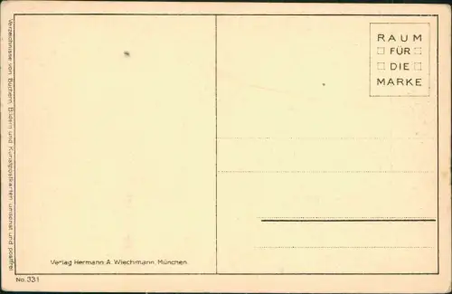 Ansichtskarte Starnberg Starnberger SeeStimmungsbild stürmische Nacht 1928