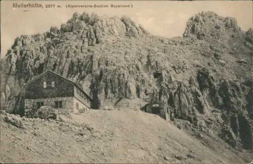Ansichtskarte Garmisch-Partenkirchen Meilerhütte 1917