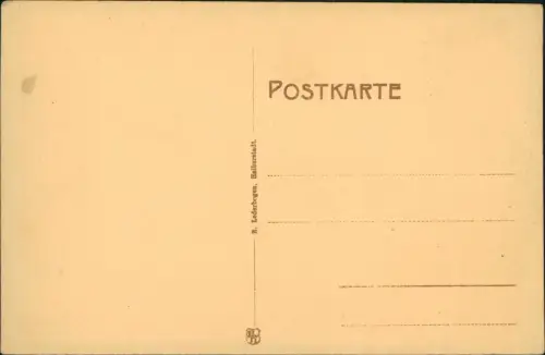 Ansichtskarte Detmold Blick vom Hangstein Schling TEUTOBURGER WALD. 1915