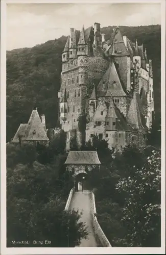 Ansichtskarte Wierschem Blick auf Burg Eltz 1930