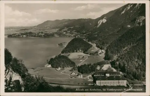 Ansichtskarte Kochel am See Walchensee Kraftwerk 1933