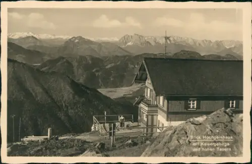Marquartstein Blick Hochgernhausmit Kaisergebirgeund hohen Tauern 1930