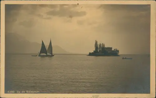 Ansichtskarte Montreux (Muchtern) lle de Salagnon. Stimmungsbild 1930