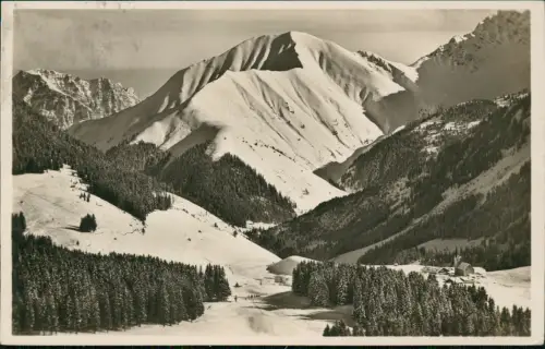 Ansichtskarte Berwang Das Skiparadies 1932