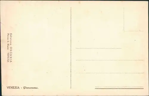 Cartolina Venedig Venezia Stadtpartie 1932